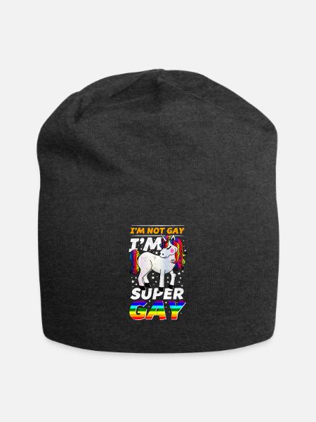 GAY Unicorn - Jersey-Beanie - Anthrazit