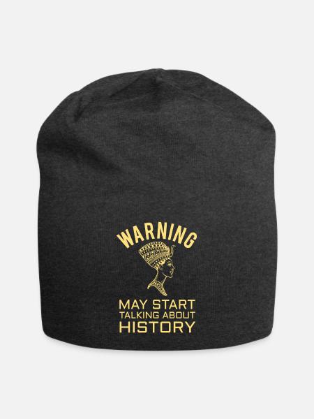 HISTORY HISTORIAN : History Warning - Jersey-Beanie - Anthrazit