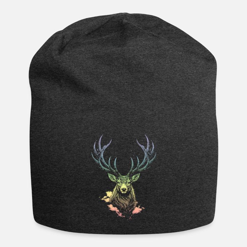 Spectre de la nébuleuse du cerf arc-en-ciel - Bonnet en jersey - charbon