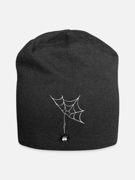 Spinne "Igitte" - Jersey-Beanie - Anthrazit