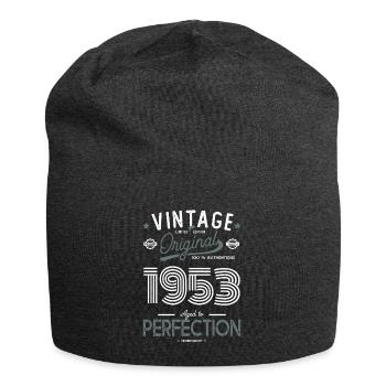 1953 cadeau anniversaire 70 ans - Bonnet en jersey - charbon - Devant