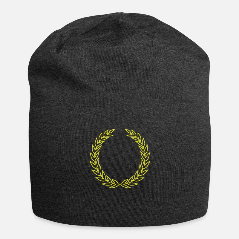 couronne de laurier - Bonnet en jersey - charbon
