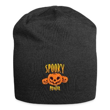 Imprimante effrayante - Bonnet en jersey - charbon - Devant