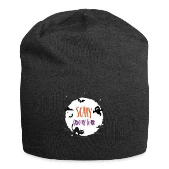 Gruseliger Lebensmittelverkäufer - Jersey-Beanie - Anthrazit - Vorne