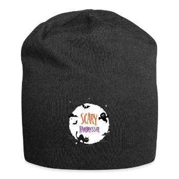 Scary Hairdresser - Jersey Beanie - charcoal grey - Front