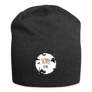 Scary Clerk - Jersey Beanie - charcoal grey - Front