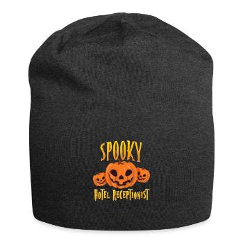 Réceptionniste de l’hôtel Spooky - Bonnet en jersey - charbon - Devant
