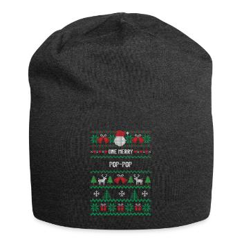 Eine Merry Pop Puppe - Jersey-Beanie - Anthrazit - Vorne