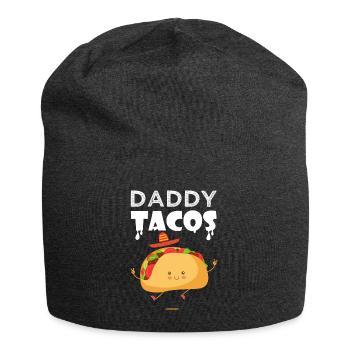 daddy taco tacos Taco Tacos cuisine mexicaine - Bonnet en jersey - charbon - Devant
