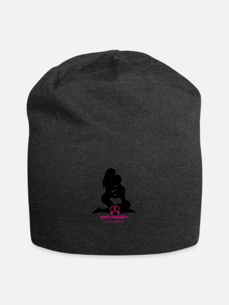 Lesbisch - Noch Fragen ? - Jersey-Beanie - Anthrazit