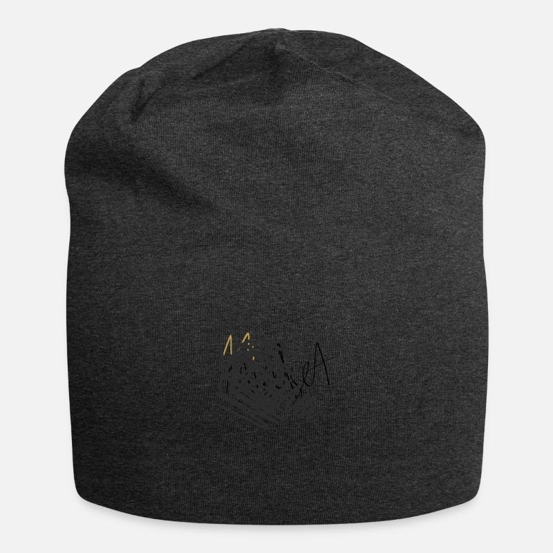 Kunst - Jersey-Beanie - Anthrazit