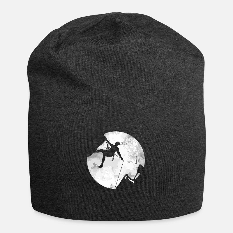 Bouldering climbing climbing - Jersey Beanie - charcoal grey
