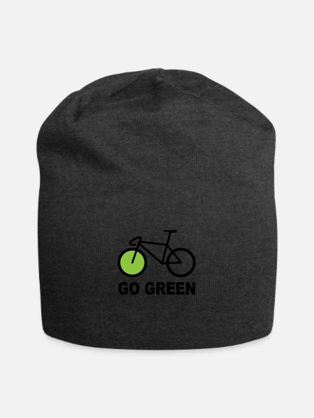 Fahrrad Rennrad Mountainbike Damen Geschenk Idee - Jersey-Beanie - Anthrazit