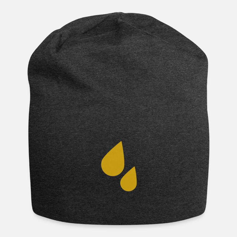 tropfen - Jersey-Beanie - Anthrazit
