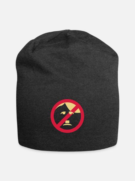 no htler - Jersey-Beanie - Anthrazit