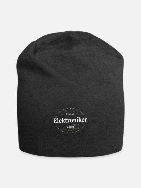 Beruf Elektroniker - Jersey-Beanie - Anthrazit