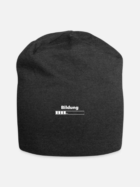 Ladebalken Bildung - Jersey-Beanie - Anthrazit