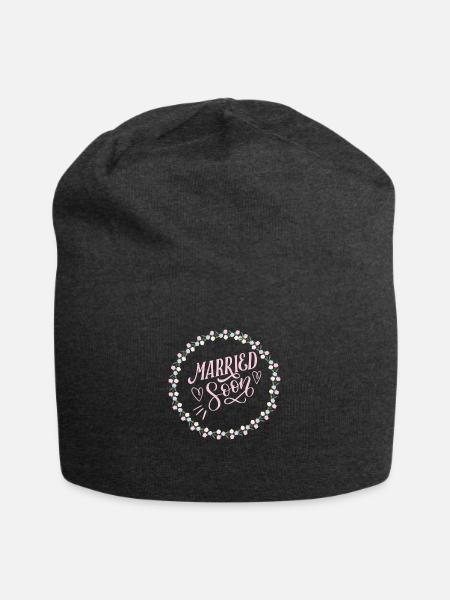 Married Soon - Jersey-Beanie - Anthrazit