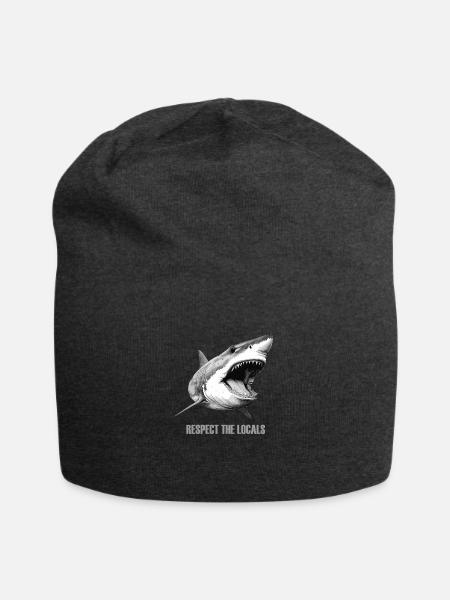 Respect The Locals (including Sharks) - Jersey-Beanie - Anthrazit