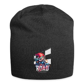 Road Girl née pour la vitesse - Bonnet en jersey - charbon - Devant