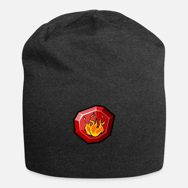 feu de l'élément - Bonnet en jersey - charbon