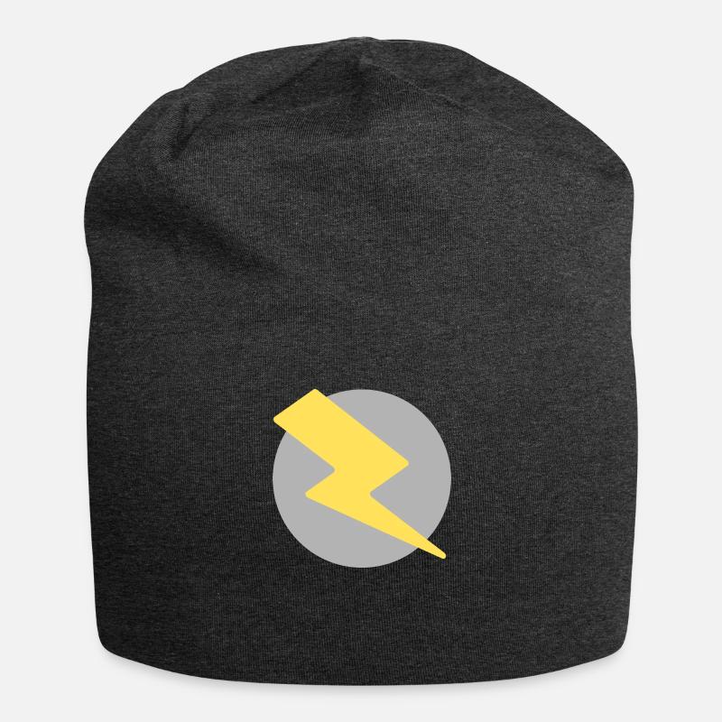 flash design - Jersey Beanie - charcoal grey