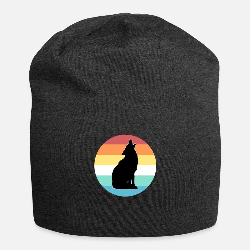 Wolf - Jersey-Beanie - Anthrazit