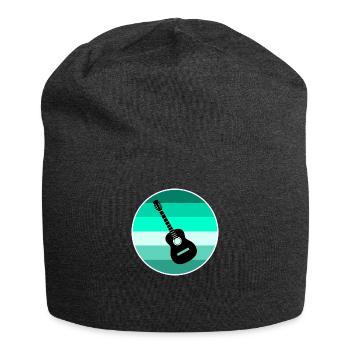 Gitarre - Jersey-Beanie - Anthrazit - Vorne