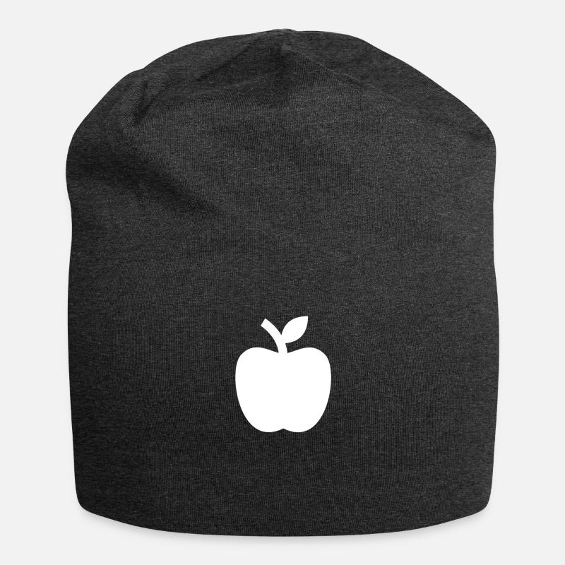 Apfel - Jersey-Beanie - Anthrazit