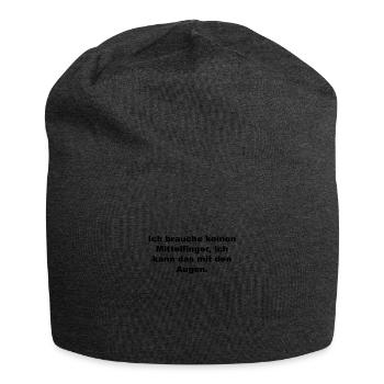 Énonciation drôle - Bonnet en jersey - charbon - Devant