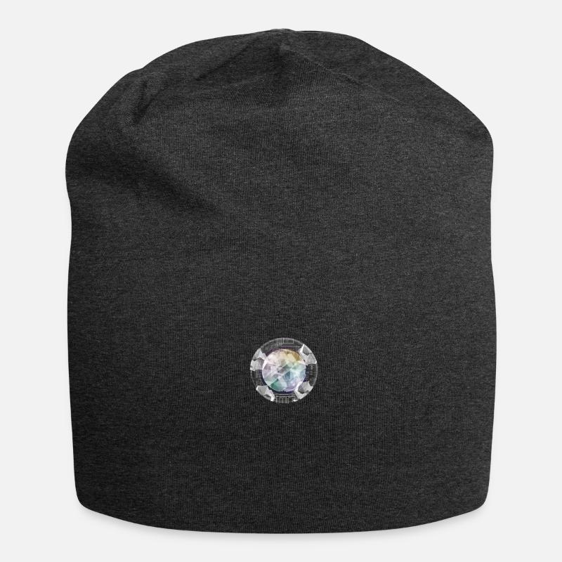 Objektiv - Jersey-Beanie - Anthrazit