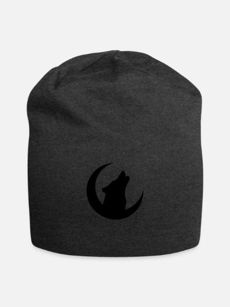 Wolf - Jersey-Beanie - Anthrazit