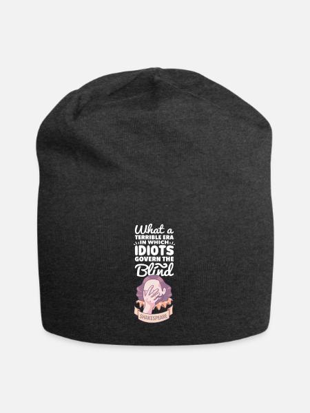 Theater Shakespeare Drama Schauspieler Bühne Poet - Jersey-Beanie - Anthrazit