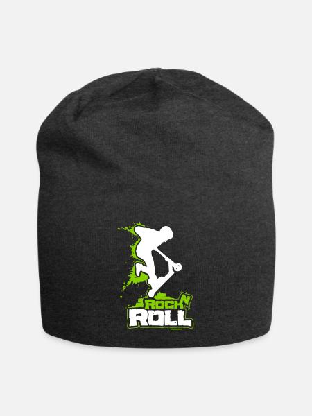 Scooter Stunt Roller Rock n Roll - Jersey-Beanie - Anthrazit