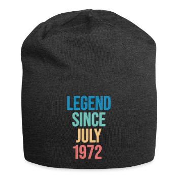 July 1972 - 50th birthday gift. Awesome. - Jersey Beanie - charcoal grey - Front