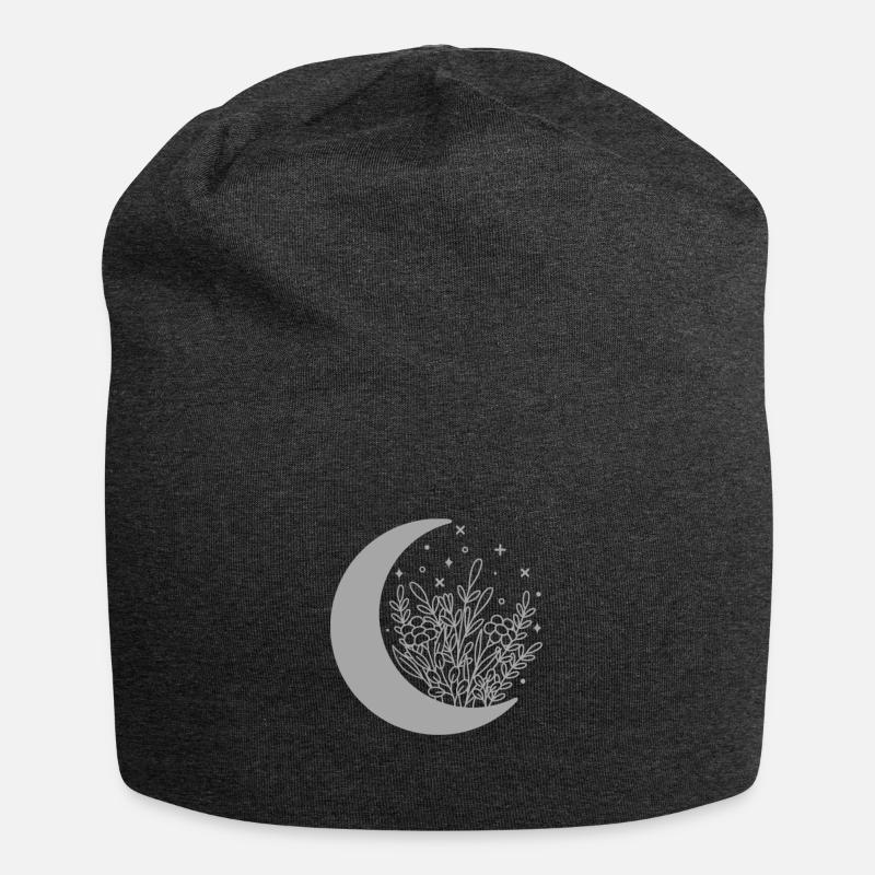 Fleur de Lune - Bonnet en jersey - charbon