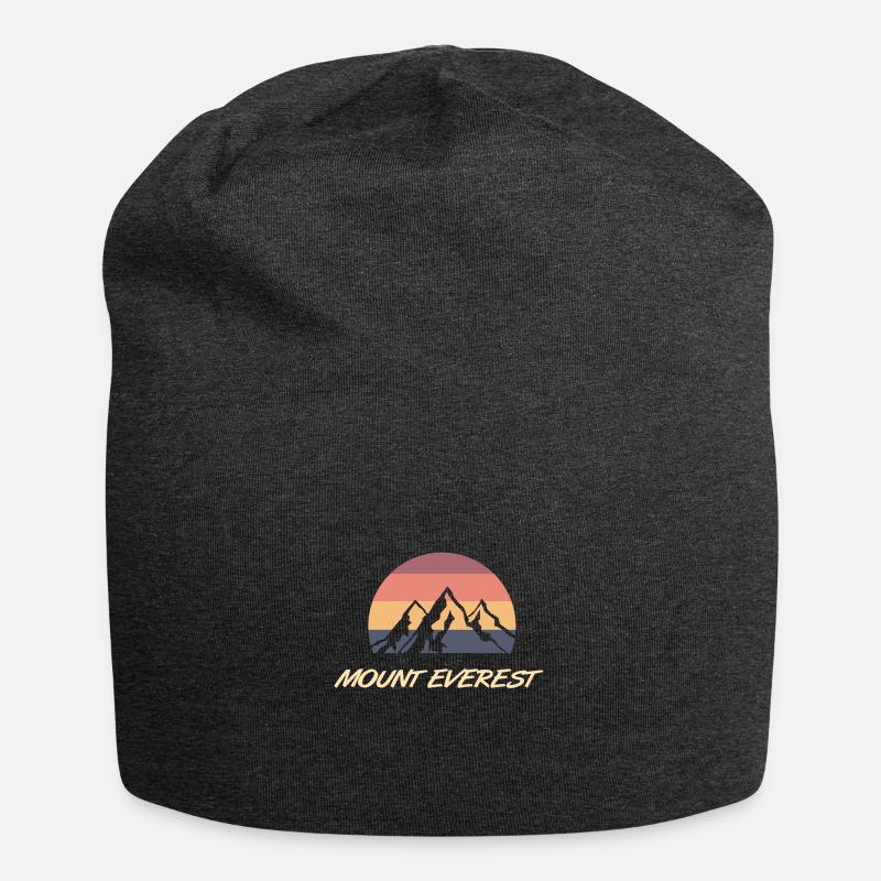 Mount Everest - Jersey-Beanie - Anthrazit