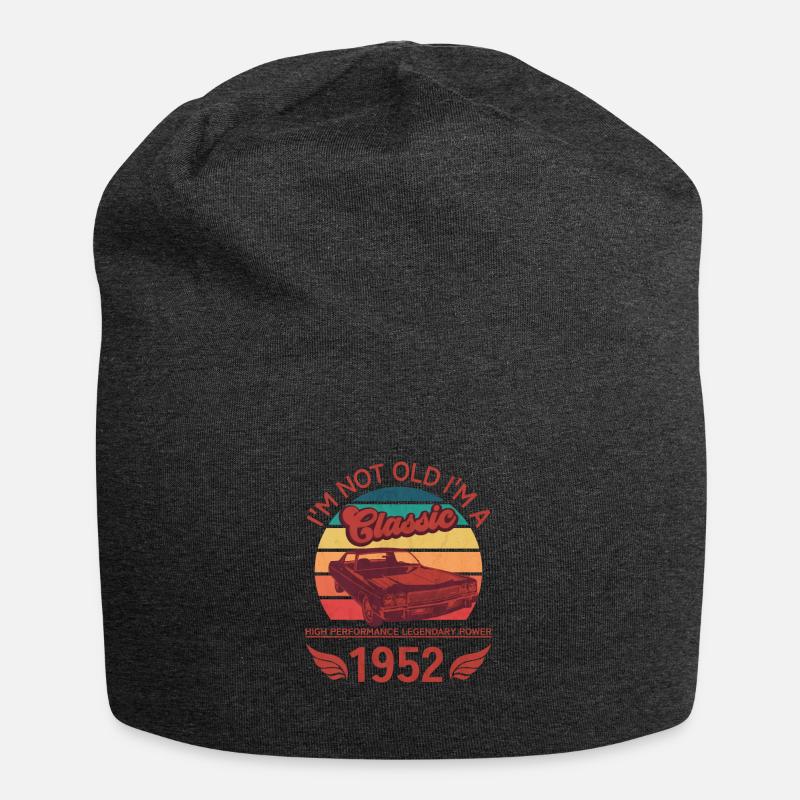 Ich bin nicht alt, ich bin ein Klassiker - Jersey-Beanie - Anthrazit
