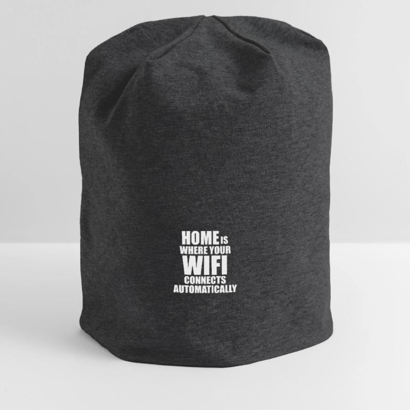 Linux Unix Wifi Coding Admin Say funny Jersey Beanie