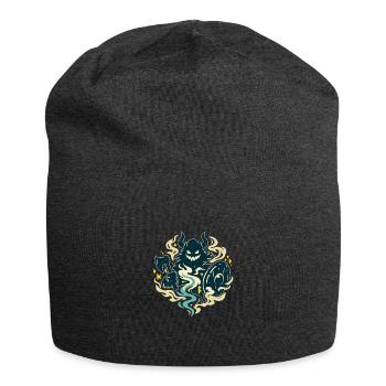Dämonischer Krieger mit Axt - Jersey-Beanie - Anthrazit - Vorne