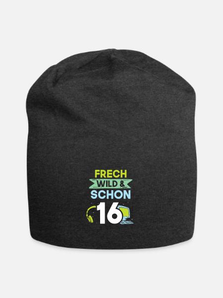 16 Jahre Geburtstag Gamer Gaming - Jersey-Beanie - Anthrazit