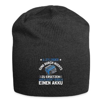 6 Zylinder Tuner Tuning V6 - Jersey-Beanie - Anthrazit - Vorne