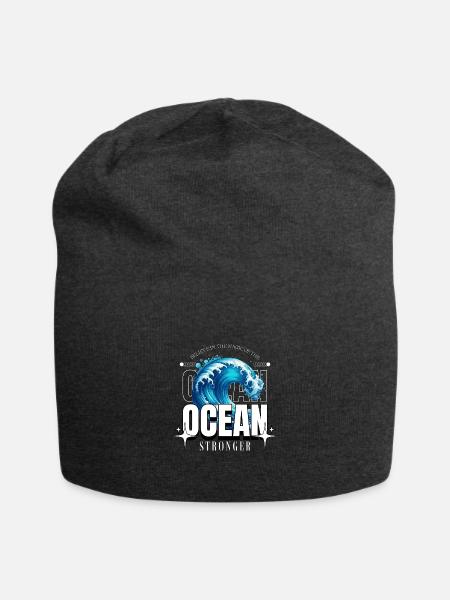 Believe in the Magic of the Ocean - Jersey-Beanie - Anthrazit