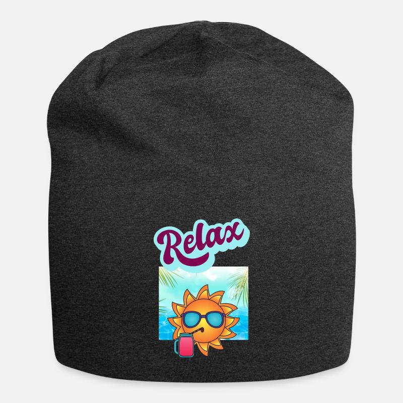 DETENTE RELAXATION - Bonnet en jersey - charbon