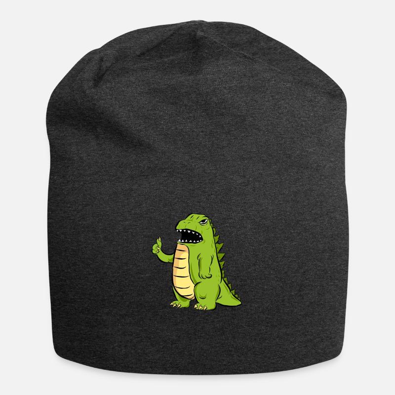 Dinosaure T-Rex - Bonnet en jersey - charbon