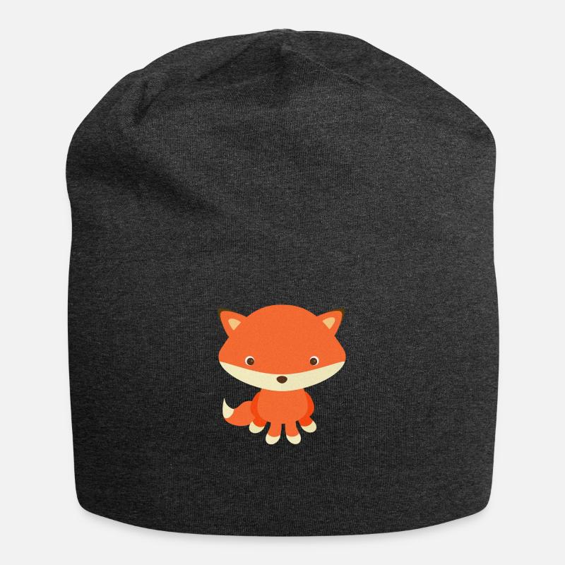 Fuchs - Jersey-Beanie - Anthrazit