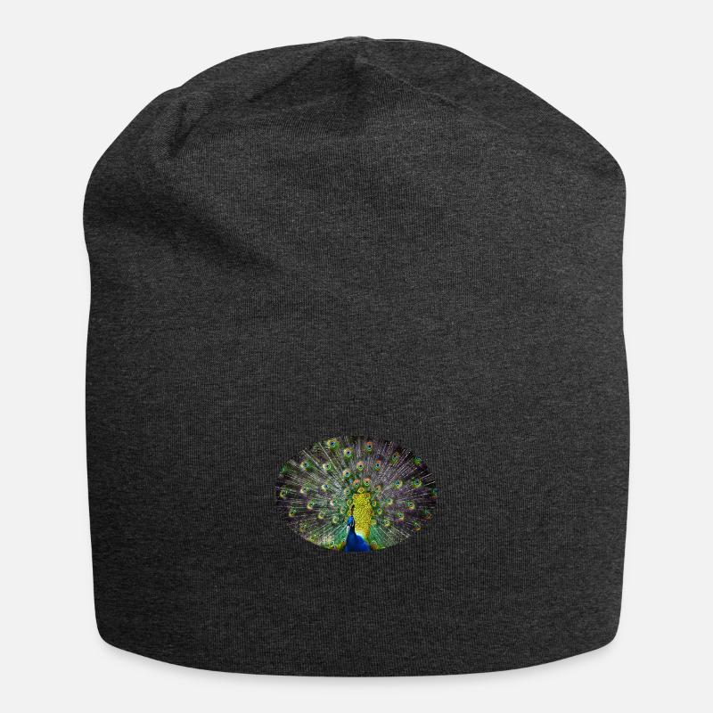 Pfau - Jersey-Beanie - Anthrazit