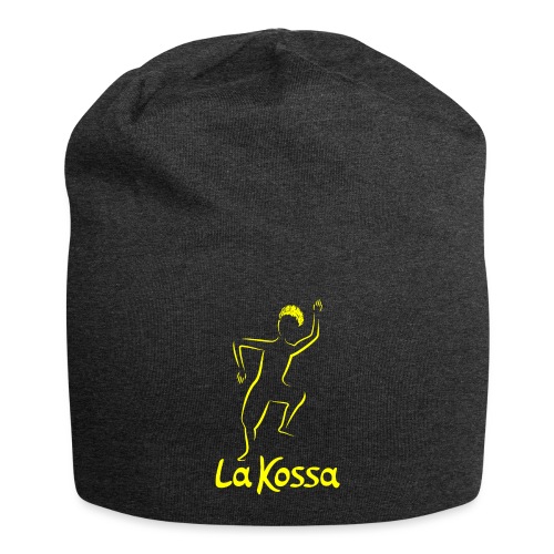 La Kossa - Unser Herz tanzt bunt - Logo Gelb - Jersey-Beanie