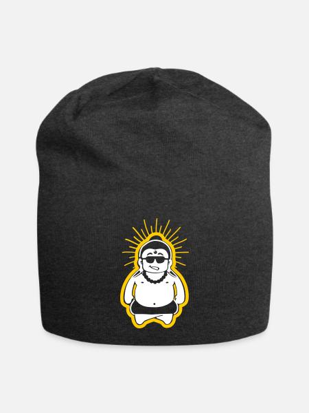 Cool Buddha! - Jersey-Beanie - Anthrazit