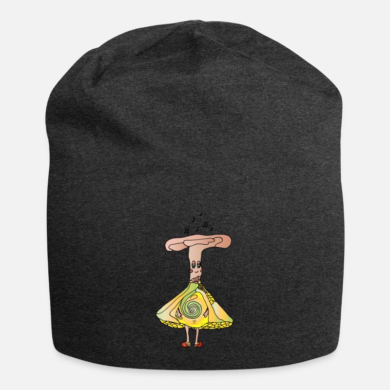 Auditory sense - Jersey Beanie - charcoal grey